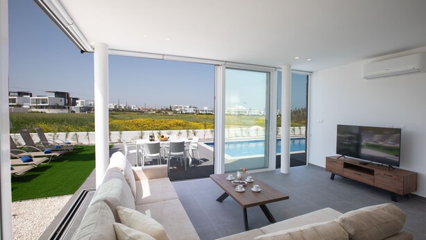 Villa, 3 Bedrooms, Private Pool, Garden View | Living area - Protaras Vie Bleu Villa Vb13 (Paralimni)