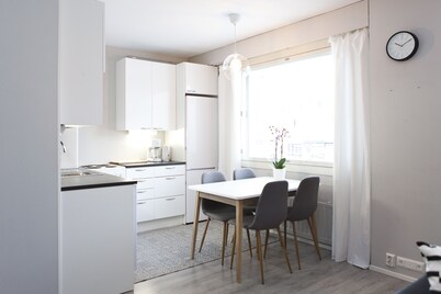 Center located, two-room flat with patio + WiFi