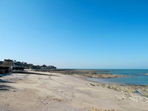 Vlak bij het strand