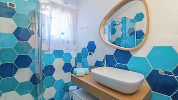 Standard House, Multiple Bedrooms (Celeste House With Pool) | Bathroom | Shower, bidet, towels, soap