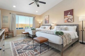 4 bedrooms, iron/ironing board, travel crib, WiFi