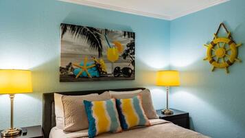 1 slaapkamer, een strijkplank/strijkijzer, wifi, beddengoed