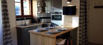 L'ESCALPADE : Petit Puy : 2 min from the best bakery, SerreChevalier1200