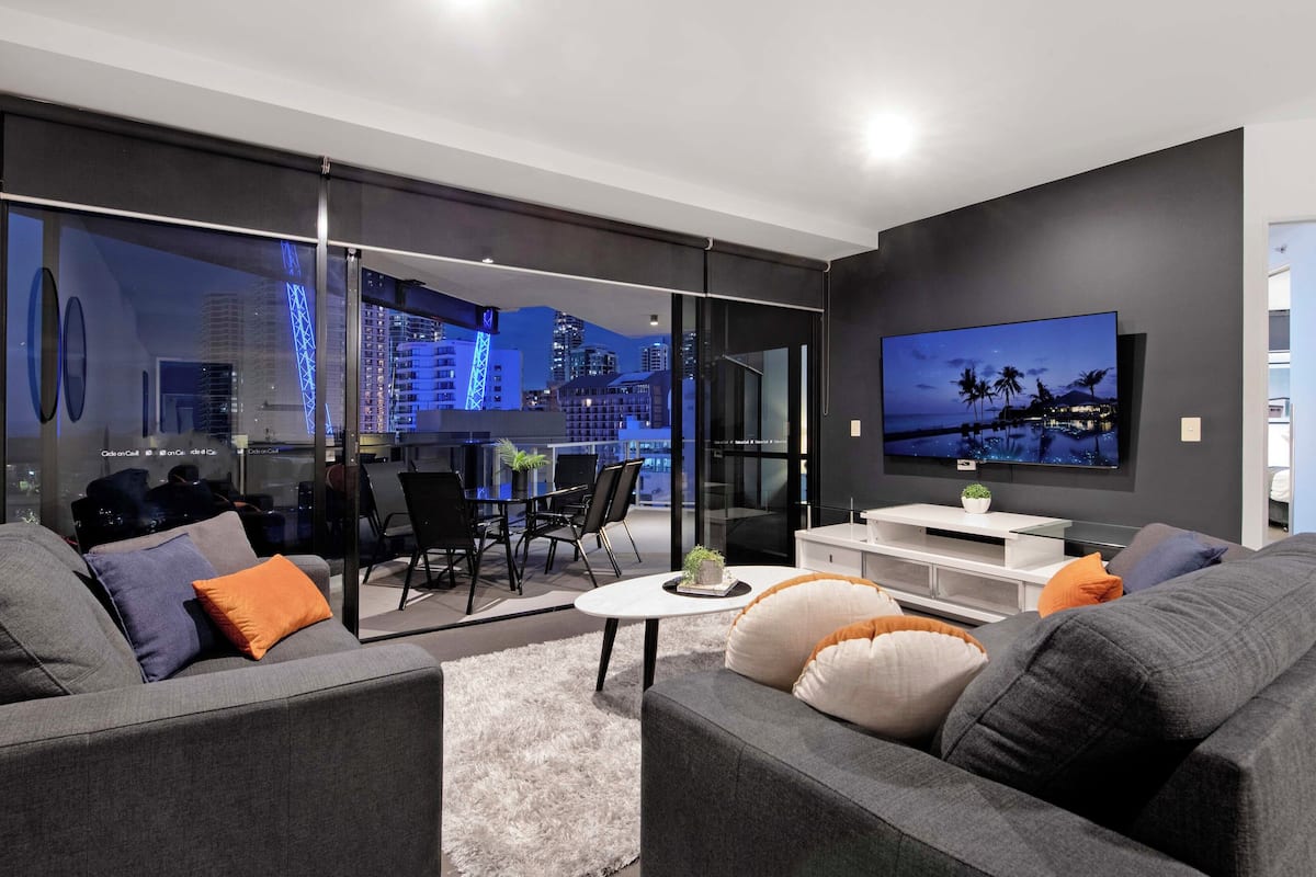 24-inch flat-screen TV with cable channels