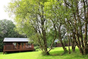 Exterior - Elevated Loch View Cabin with WiFi, Electric Hot Tub and Mountain Views (Dalavich)