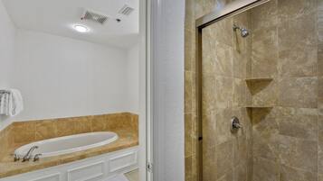 Shower, towels