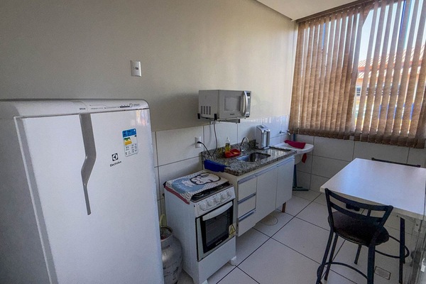 Apartment | Private kitchen | Fridge, microwave, oven, blender