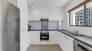 Microwave, dishwasher