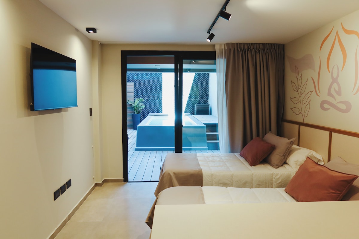 Comfort Studio Suite | Peralatan tempat tidur premium, gebar bulu kapas, katil Select Comfort 