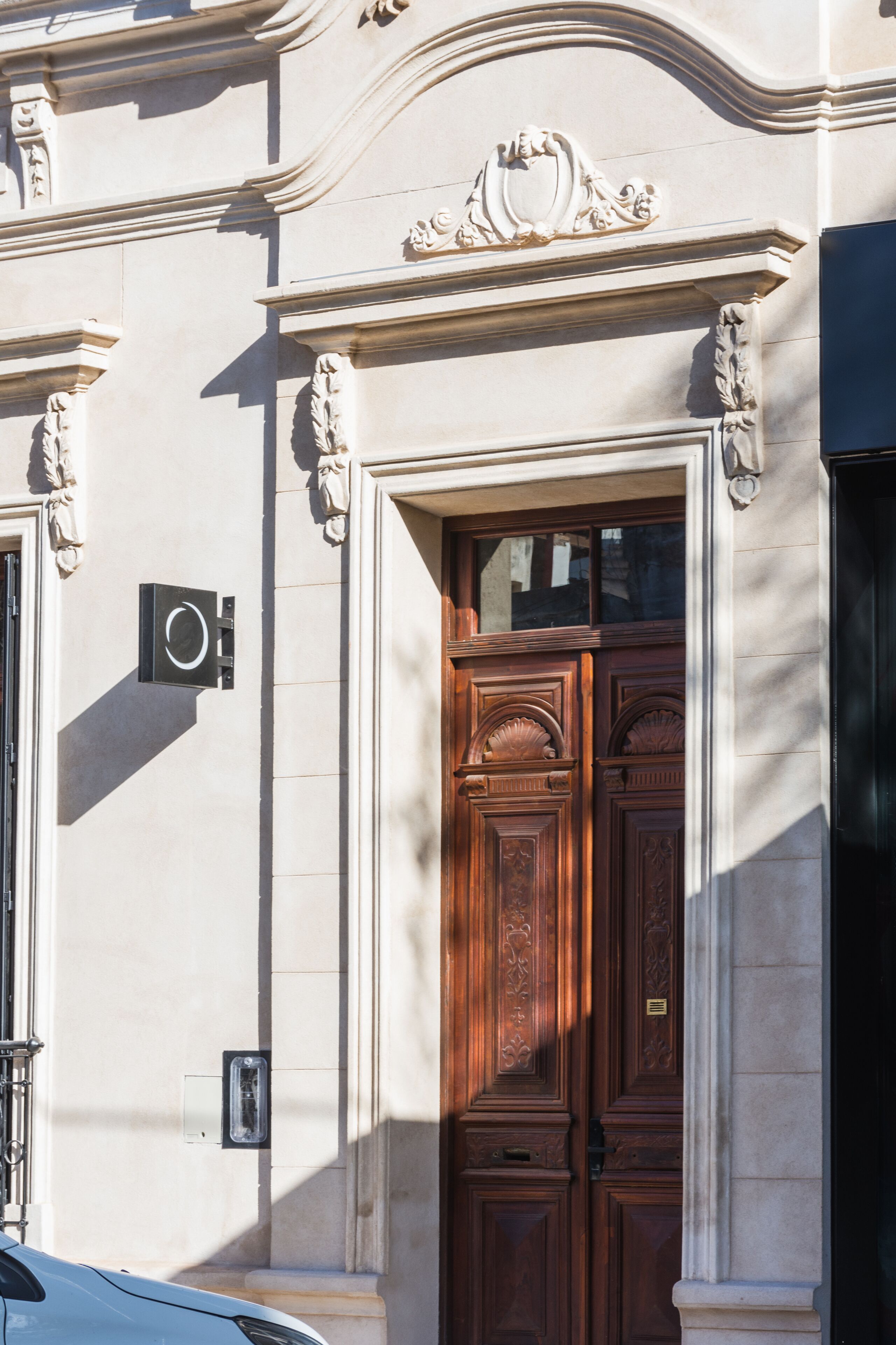 Façade de l’hébergement