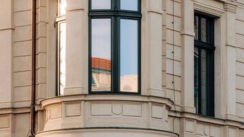 Voorkant van accommodatie