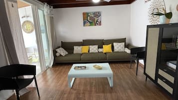 Télévision, lecteur de DVD, livres