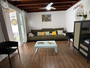 Fernseher, DVD-Player, Bücher