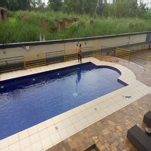 15 indoor pools, 15 outdoor pools