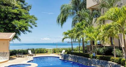 Playa Hermosa Beachfront 3BR Condo • Ocean View • Pool • Elevator Access