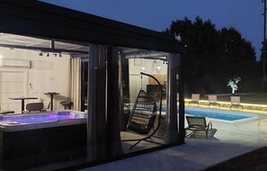 Terrace/patio - Hacienda MATEA – an oasis of romance near the beaches, Pula (Pula)