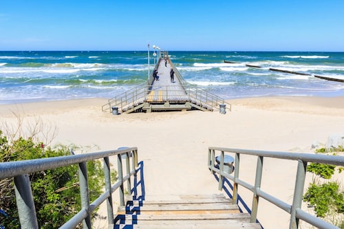 Apartment with a playground, close to the beach