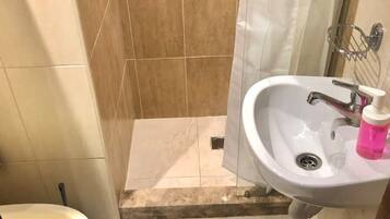 Towels, soap, toilet paper