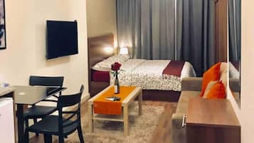 1 bedroom, iron/ironing board, travel crib, free WiFi