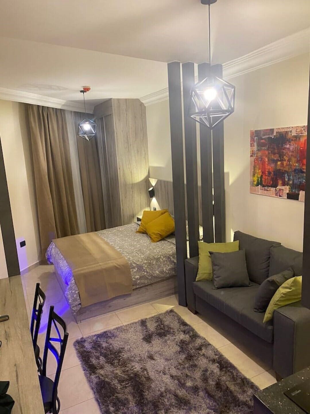 1 bedroom, iron/ironing board, travel crib, WiFi (free)