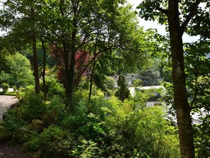 Blick von der Unterkunft