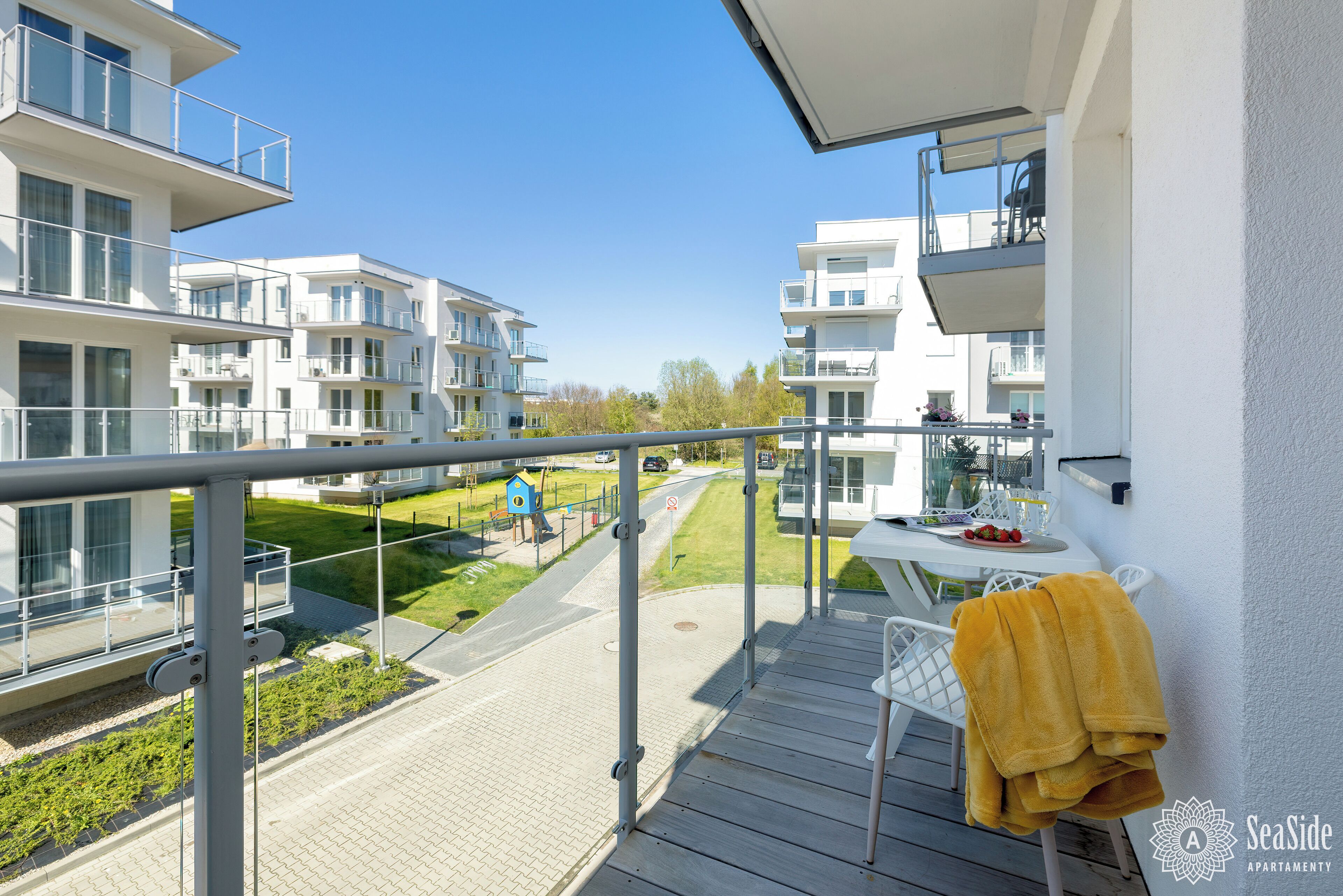 Classic-Apartment | Blick auf den Innenhof