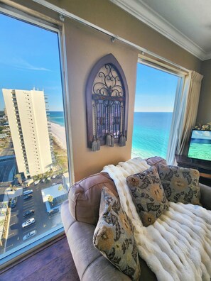 Interior - Exceptional Unit, Fantastic Gulf Views, Ceiling To Floor Windows,Pools! (Panama City Beach)