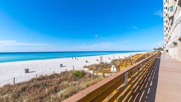 Accommodatie ligt op het strand