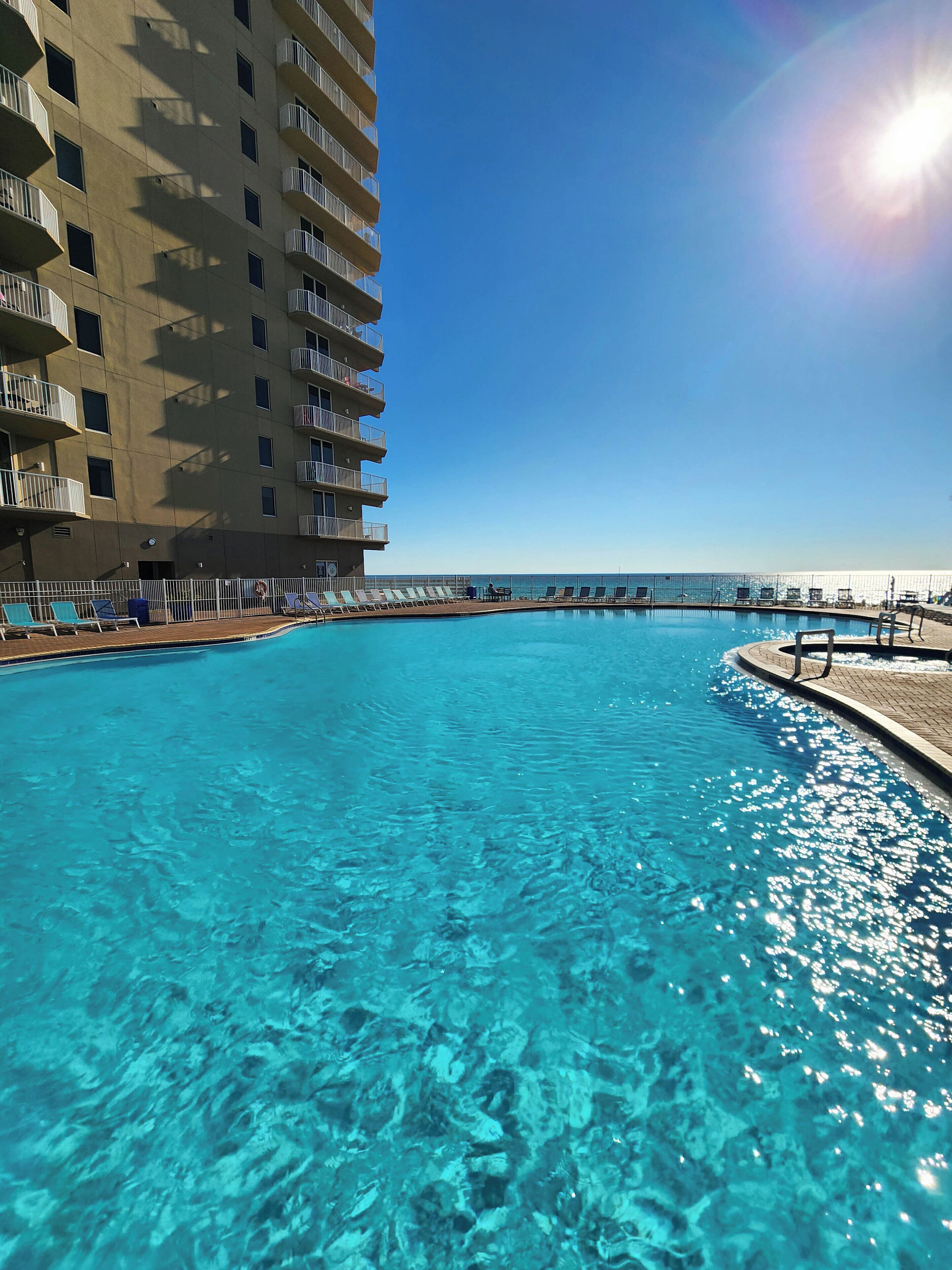 Indoor pool, a heated pool