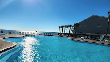 Indoor pool, a heated pool