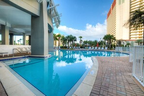 Indoor pool, a heated pool