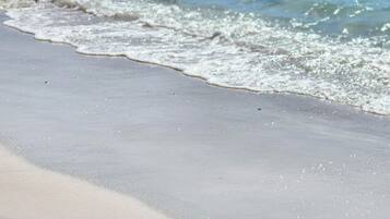 Beach nearby, sun-loungers