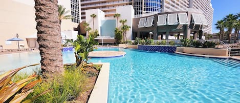 Una piscina climatizada