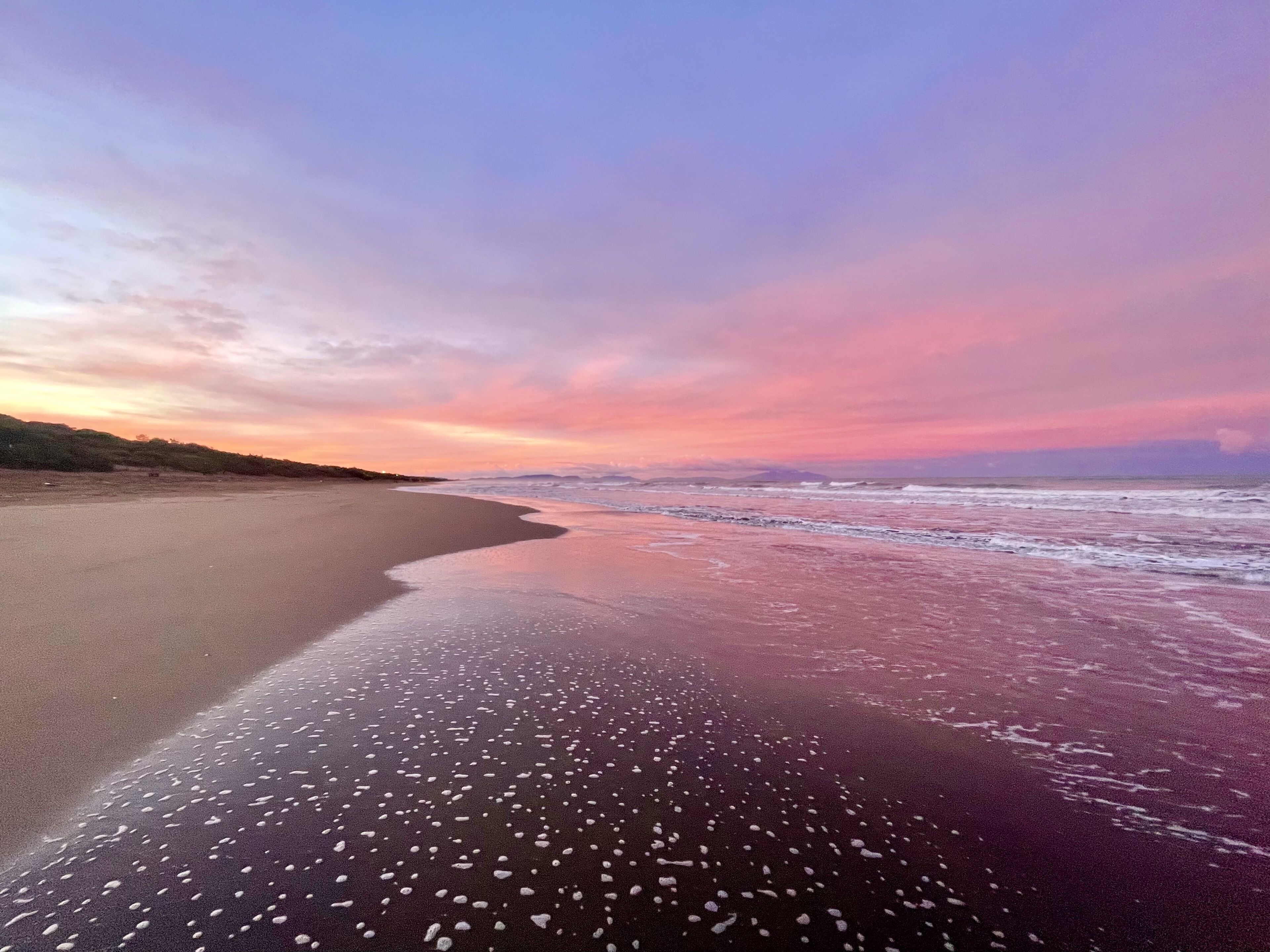 Una spiaggia nelle vicinanze, lettini da mare