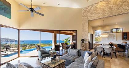 Skyfall • Luxury Ocean-View Villa with Infinity Pool & Panoramic Bay Views