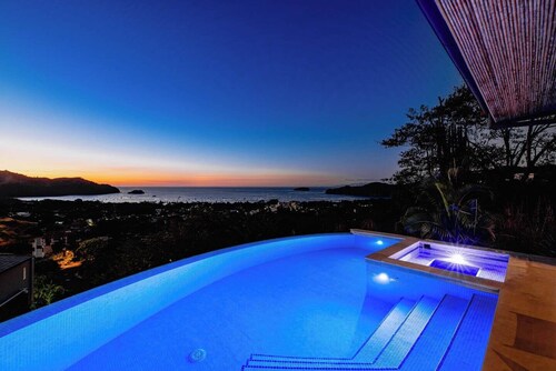 Skyfall • Luxury Ocean-View Villa with Infinity Pool & Panoramic Bay Views