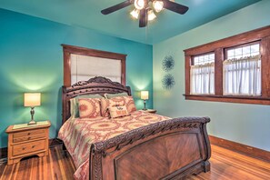 3 bedrooms, iron/ironing board, internet, bed sheets