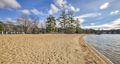 Walk to Water: Lake Winnipesaukee Home w/ Hot Tub