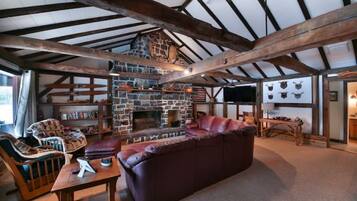 TV connectée, cheminée