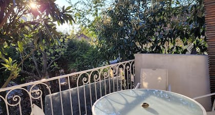 Nice T2, terrace and garden near Roissy CDG Disney Asterix ideal for families