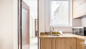 Private kitchen - Charming Pet-Friendly Apartment near Parque España Condesa Residence 104 (Ciudad de México)