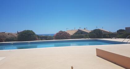 Sea and pool in nature park 2