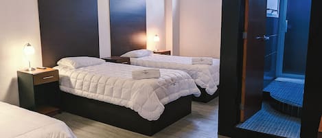 Basic Triple Room | Premium bedding, down comforters, desk, laptop workspace