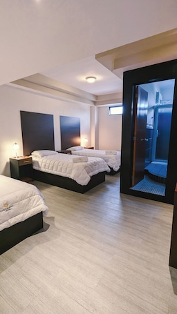 Basic Triple Room | Premium bedding, down comforters, desk, laptop workspace