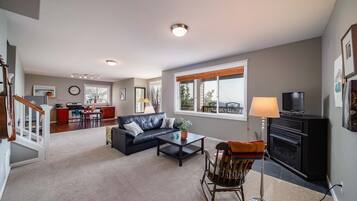 TV connectée, cheminée