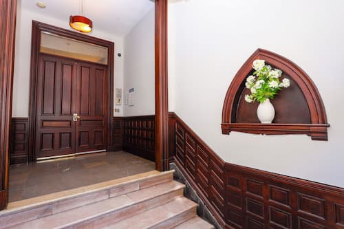 Interior entrance
