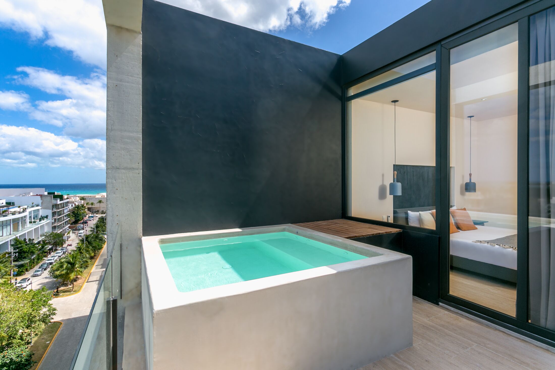 奢華頂樓客房, 1 張特大雙人床和 1 張沙發床, 私人泳池, 海景 | 客房內保險箱、遮光布/窗簾、熨斗/熨衣板、免費無 線上網