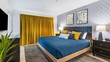 2 bedrooms, desk, iron/ironing board, free WiFi