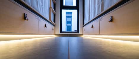 1 bed in 28-Bed Mixed Dormitory Room | Premium bedding, down comforters, memory foam beds, free WiFi