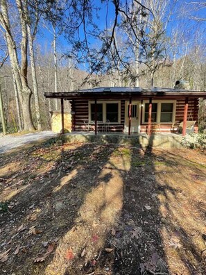 Exterior -  Nature Lover’s Dream  Asheville Cabin w/ Creek, Hot Tub & Fire Pit (Weaverville)